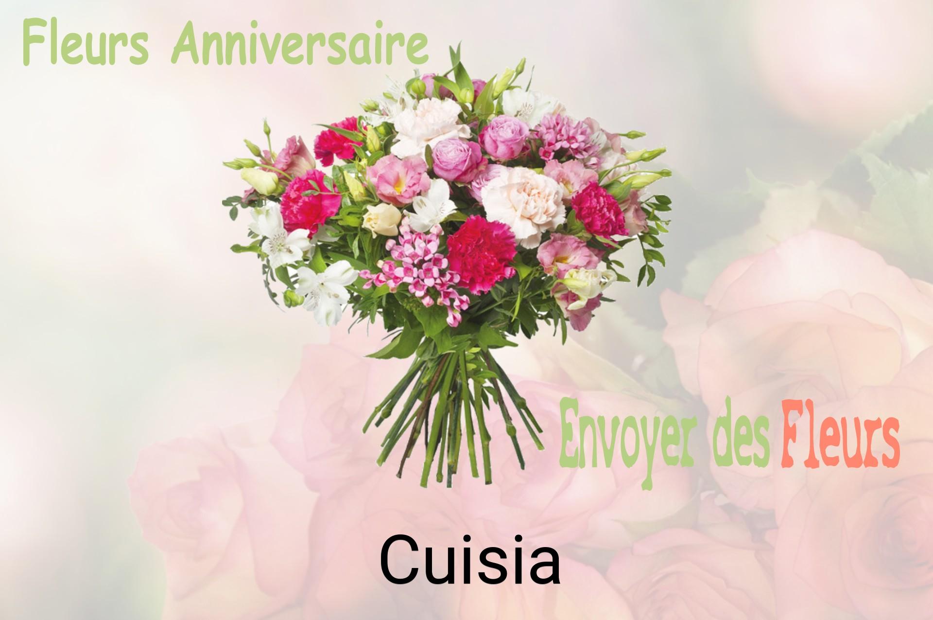 Bouquet de fleurs d’anniversaire livré à Cuisia